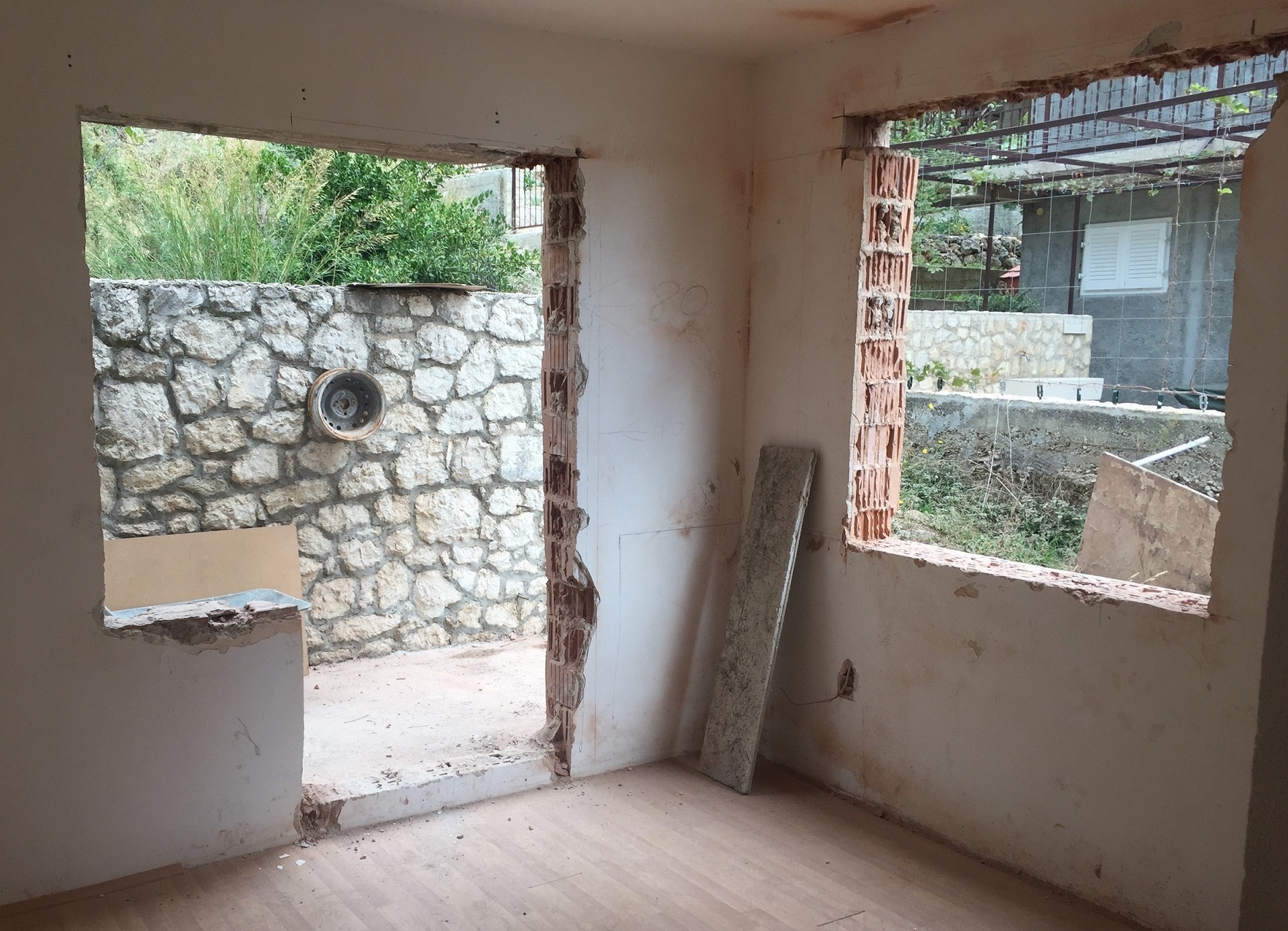 Herbst 2016 ~ Großbaustelle in der ersten Etage