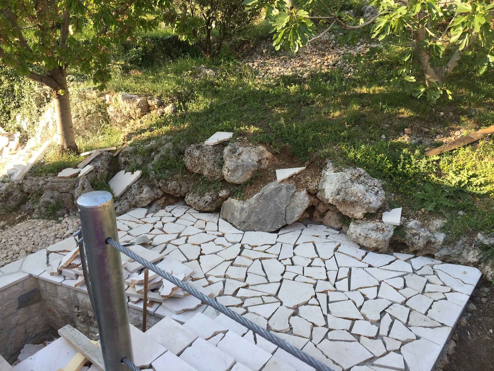 Oktober 2019 ~ untere Terrasse ROSSO