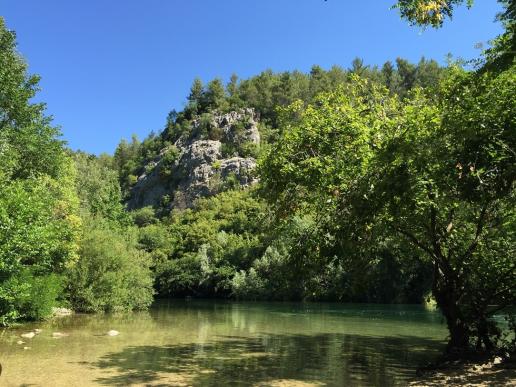 Cetina zum Baden