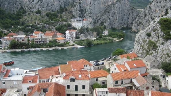 Cetina vor der Mündung ins Meer 