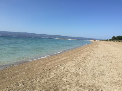 Stadtstrand im Frühjahr