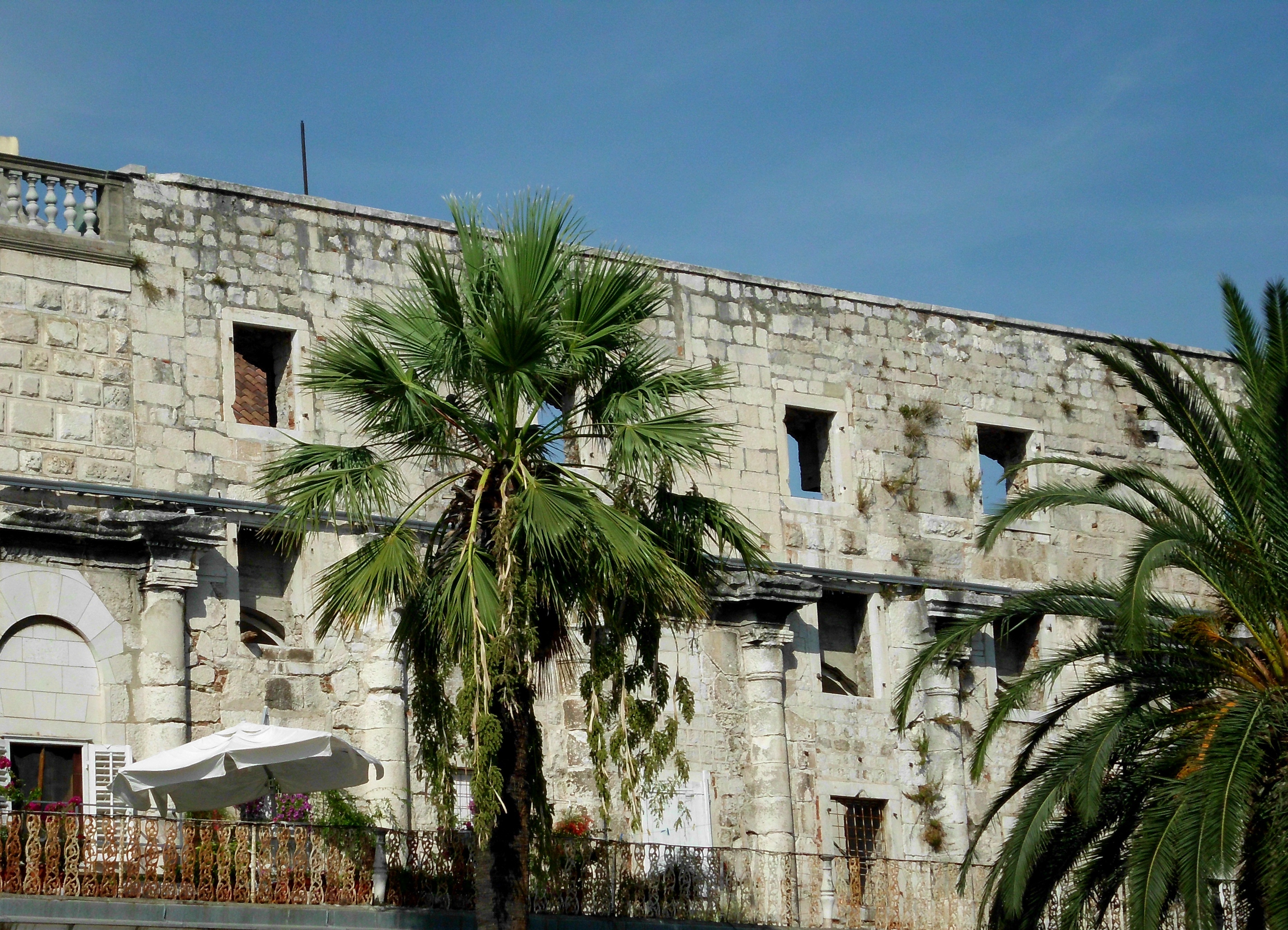 Split Altstadt Aussenmauer
